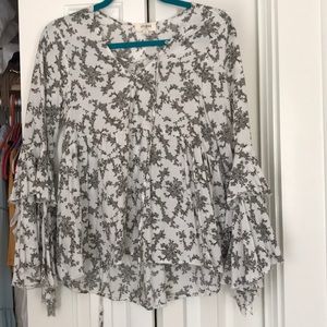Floral top size s